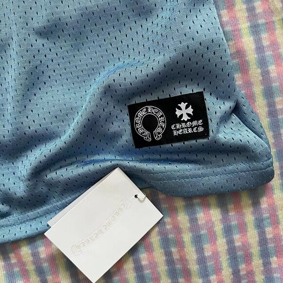 Chrome Hearts Sports Mesh Warm Up Jersey Blue - Picture 4 of 6